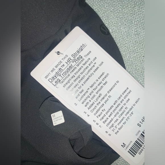 Lululemon NWT Daydrift High-Rise Straight-Leg Trouser Regular M Graphite Grey - Picture 2 of 14